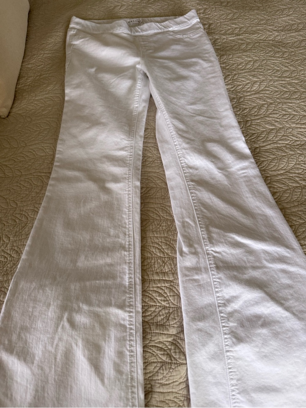 Cello White Women's Flare Jeans